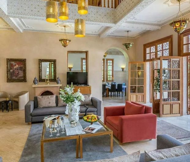 Villa 4 chambres à louer à Marrakech meublées
