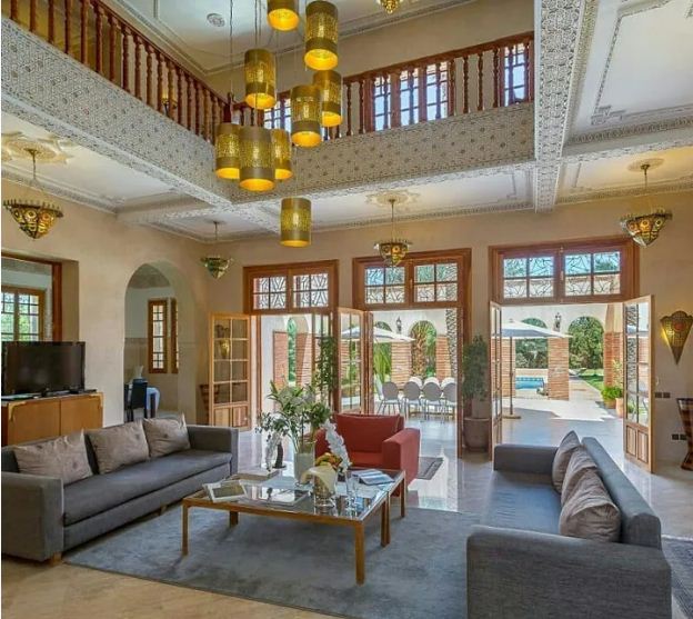Villa 4 chambres à louer à Marrakech meublées